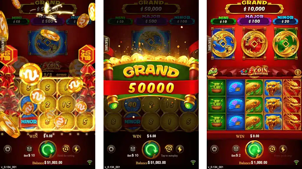 3 Coins Bet20 Bonus